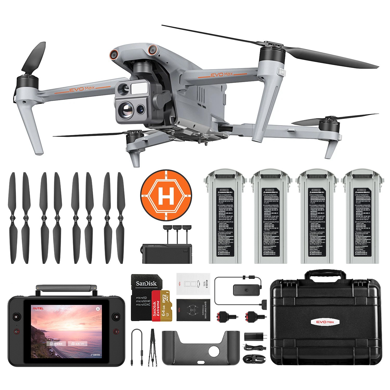 Autel EVO MAX 4N - Starlight Vision Wide-Angle Thermal Laser Rangefinder