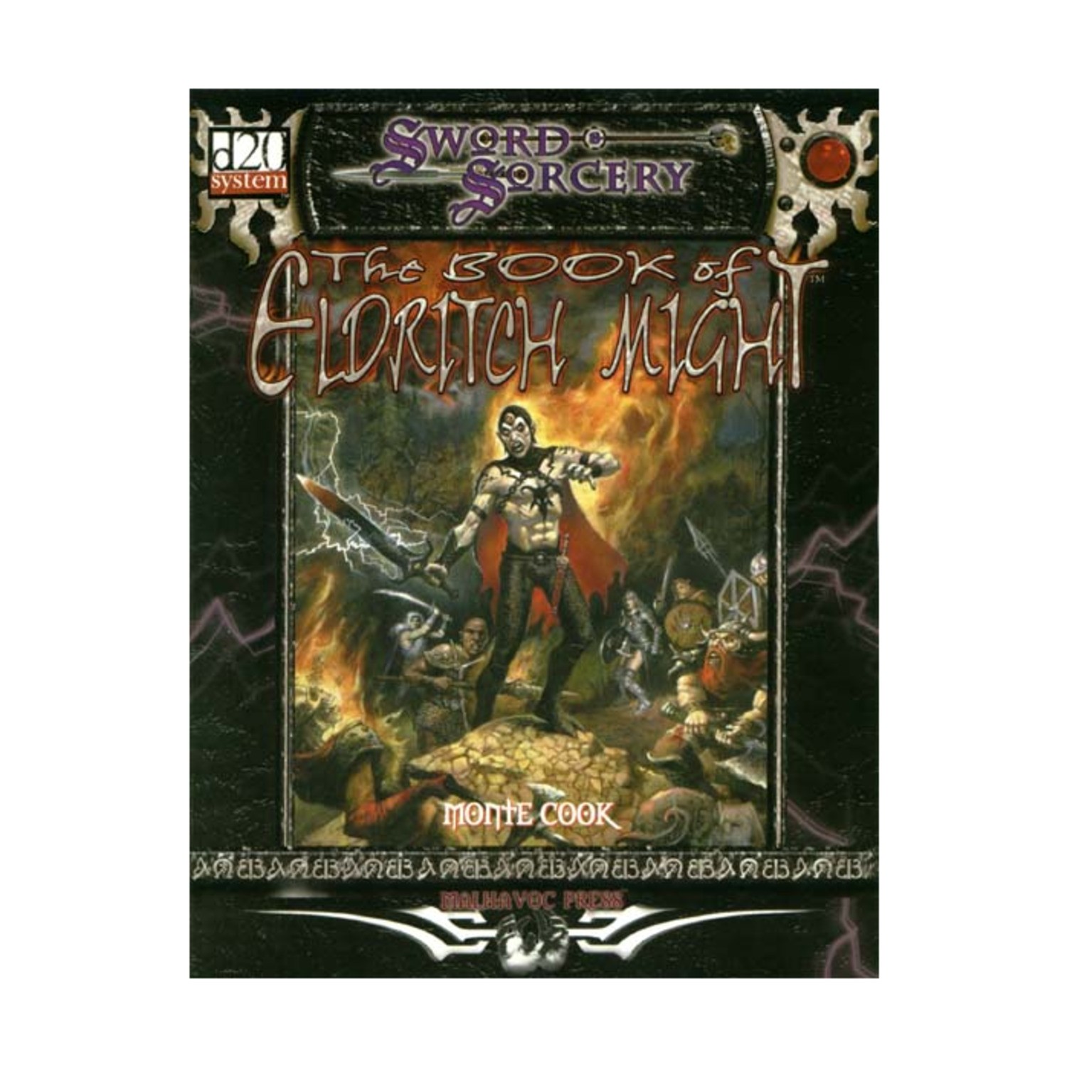 Malhavoc Press d20 RPG Book of Eldritch Might #1 VG