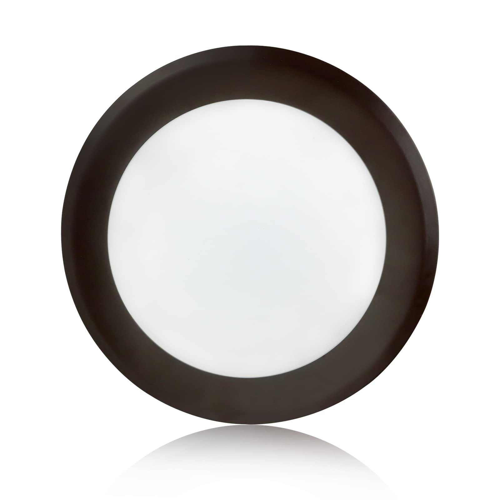 TOPELER 6 Inch Bronze LED Disk Light, 15W 1000Lm Flush Mount 1 PACK, 3000K