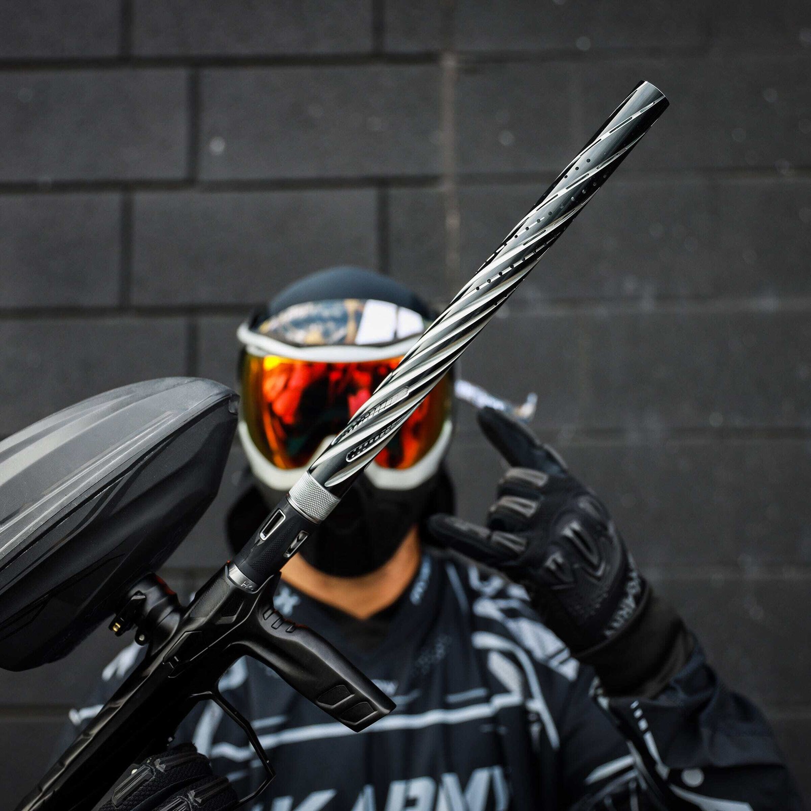 LAZR Elite Orbit Barrel Kit - 15" Dust Pewter/Colored Inserts - Cocker Threads