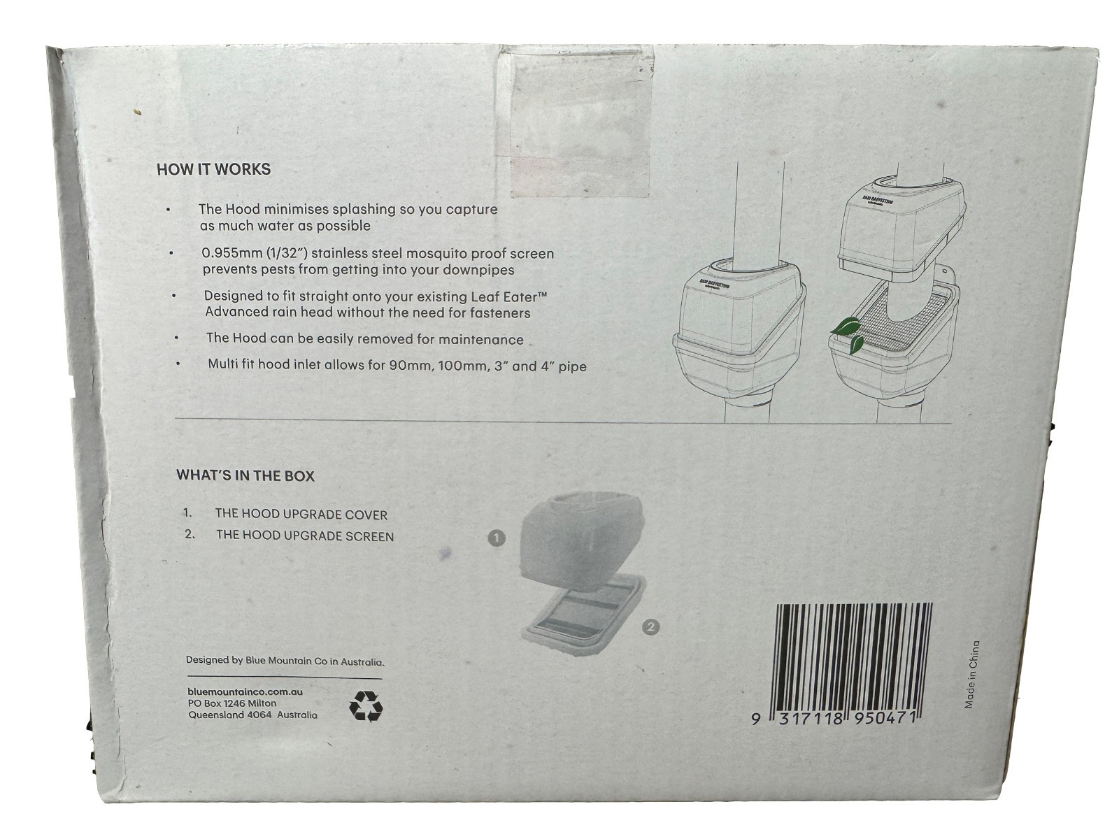 Hood Upgrade for Leaf Eater Advanced RHAC10