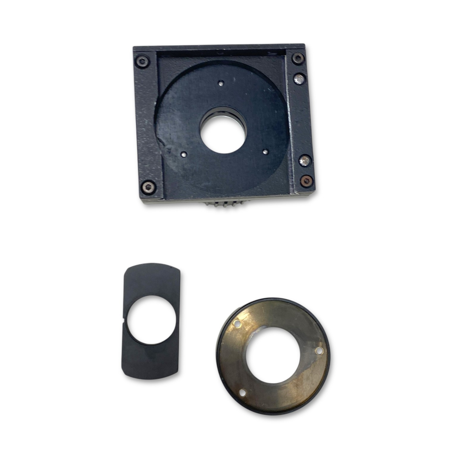 Nikon Microphot FX Microscope Mounts Part and Slide Filter, 3 Pcs