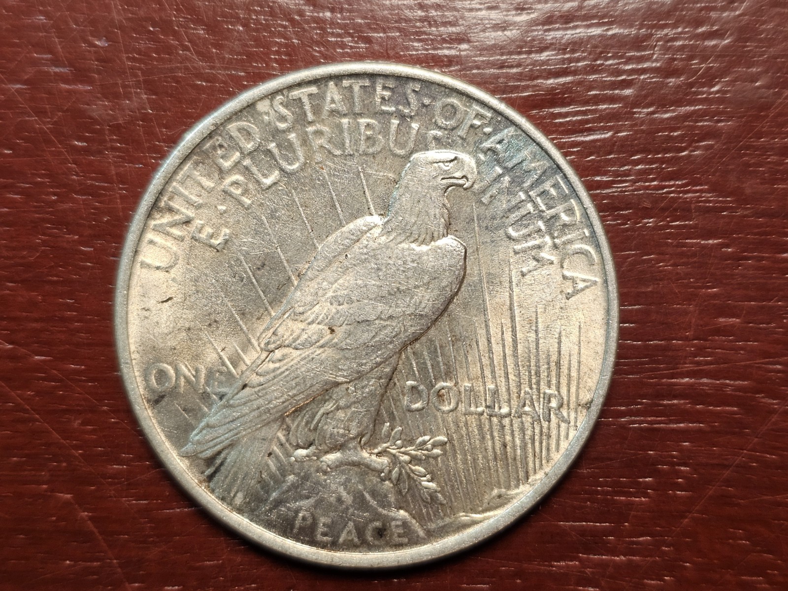 1922 Peace Silver Dollar, XF-AU, Below melt for seller, Stk 0041