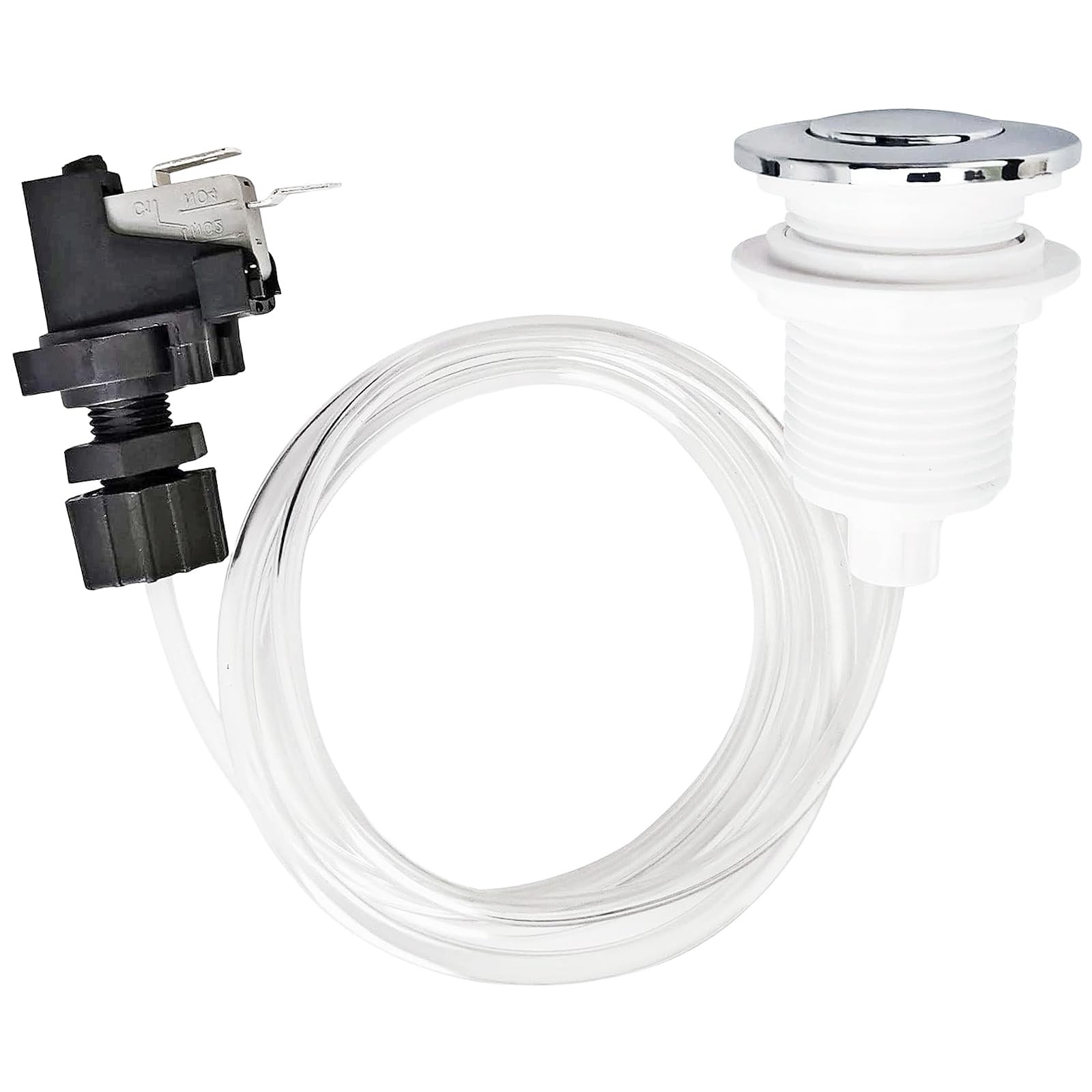 Hot Tub Air Switch 16A On Off Push Button Clear & White & Black