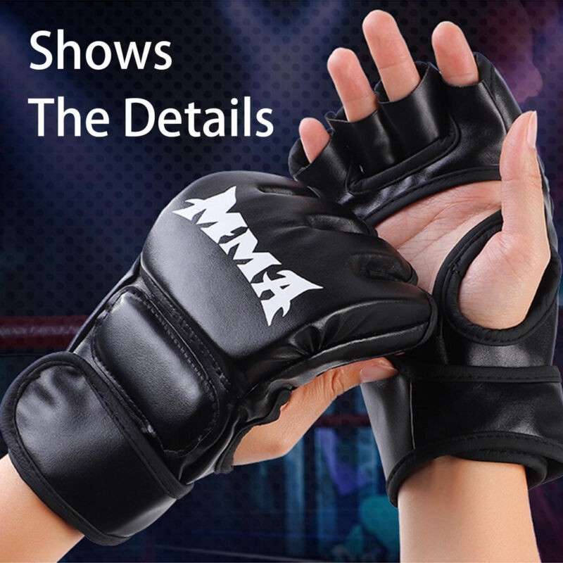 Kick MMA Boxing Gloves For Men Women PU Karate Muay Thai Guantes De Boxeo Fight