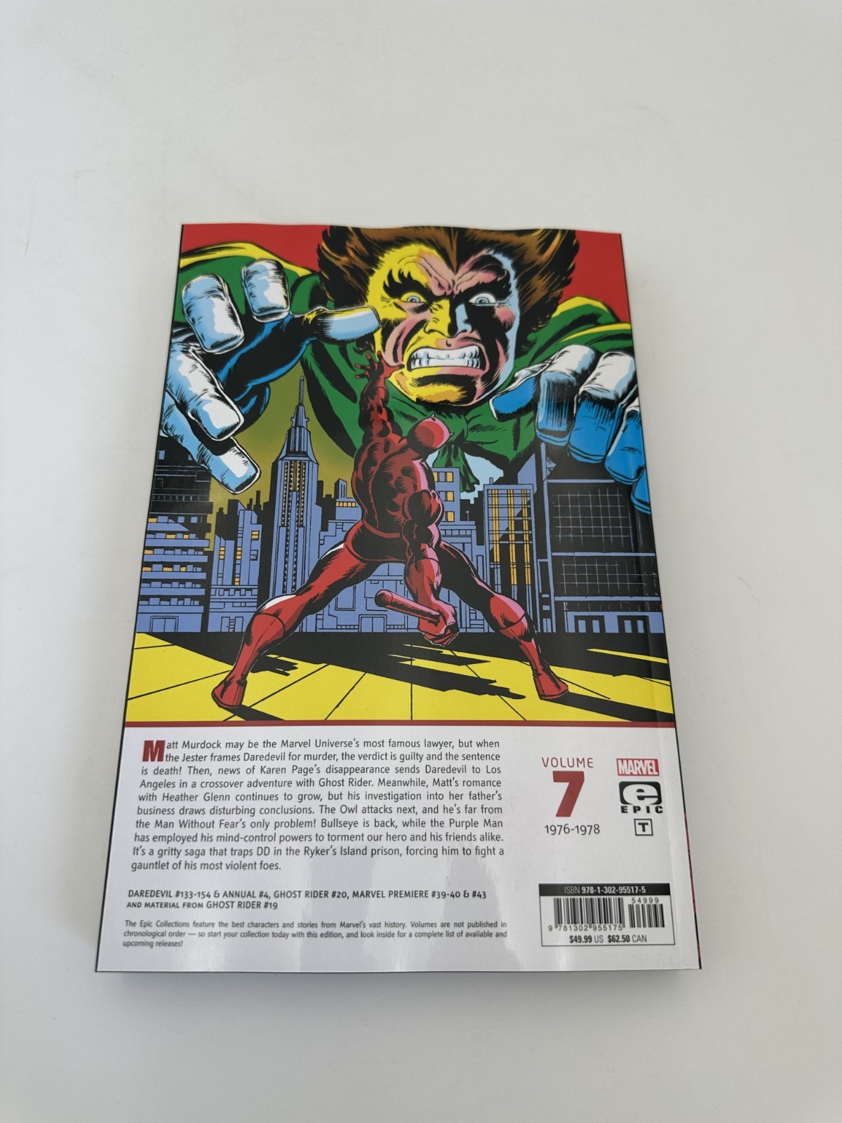 DAREDEVIL EPIC COLLECTION: THE CONCRETE JUNGLE TPB