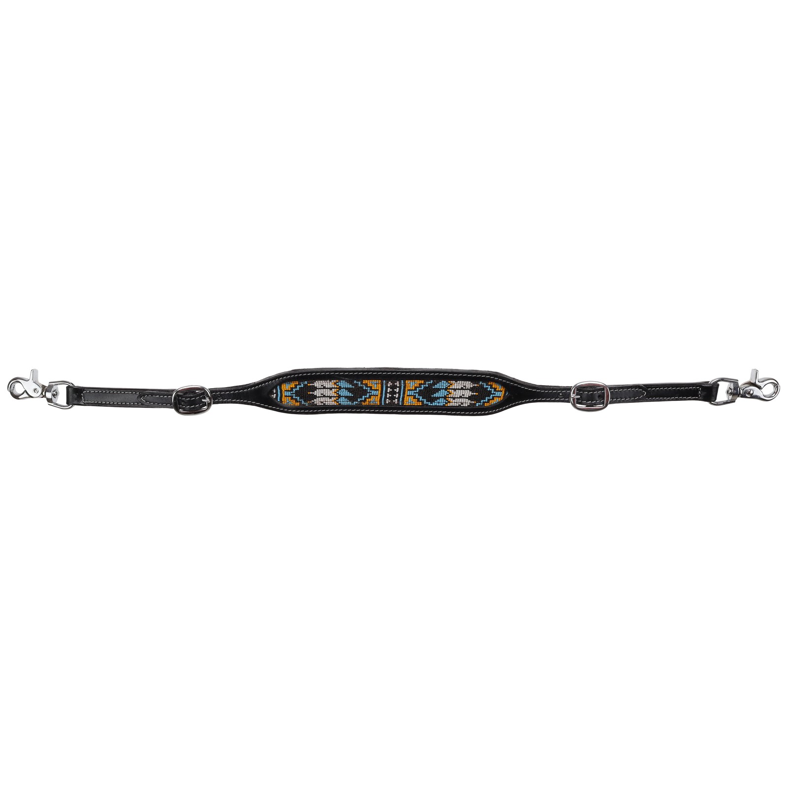 Showman Sacred Feather Beaded Wither Strap