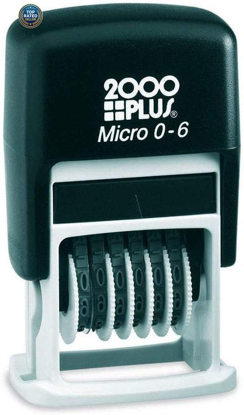 Self Inking Numberer Stamp Bands Number Height Black Ink