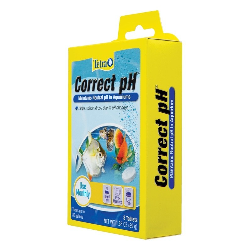 Aquarium pH Tablets 2 Pack Correct pH Maintain Neutral Level Fish Care 8 Count