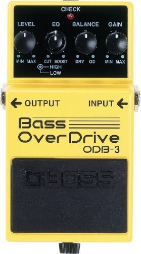BOSS ODB-3 OverDrive Bass Guitar Effects Pedal Used