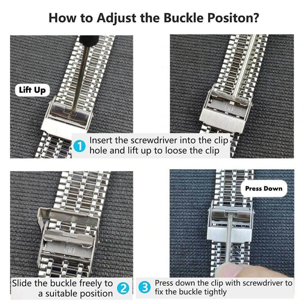 Long Lasting Stainless Steel Watch Band for Samsung Watch 8 Ultra 47MM