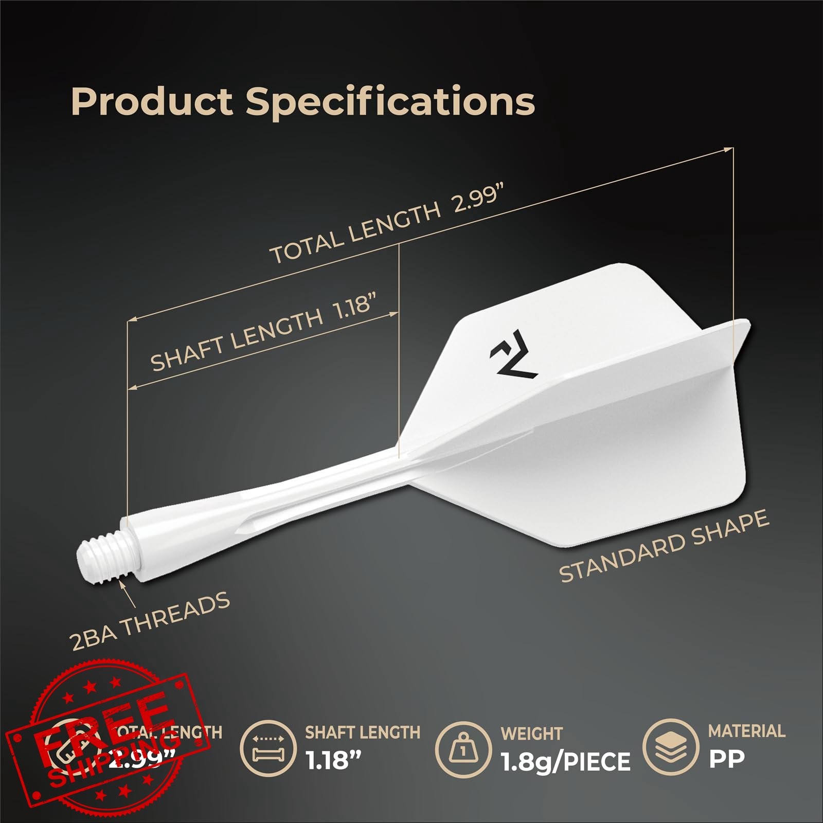 FunVision Aero Darts 2.0 White