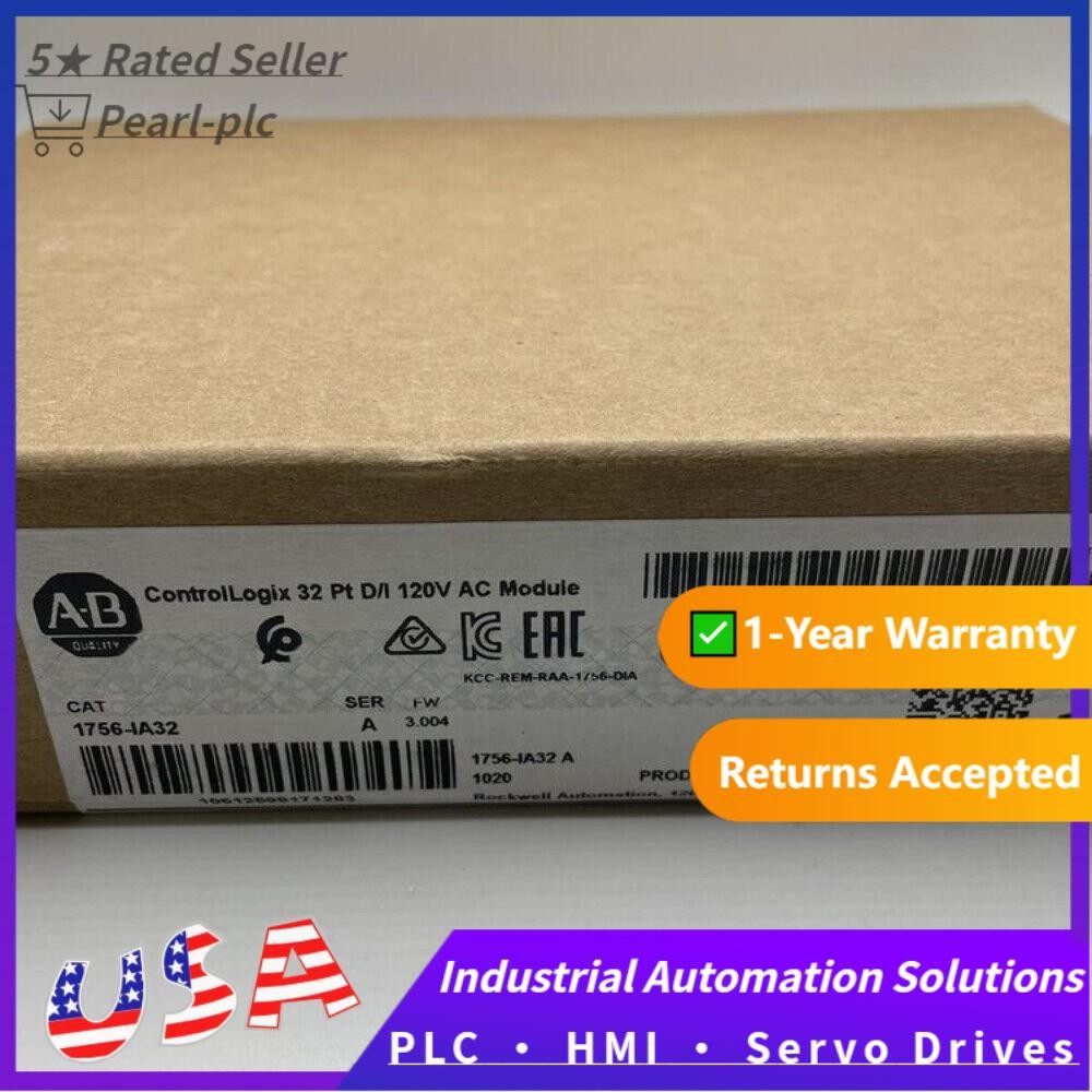 1756-IA32 New Sealed 1756-IA32 ControlLogix 32 PT D/I 120V AC Module US Free Tax