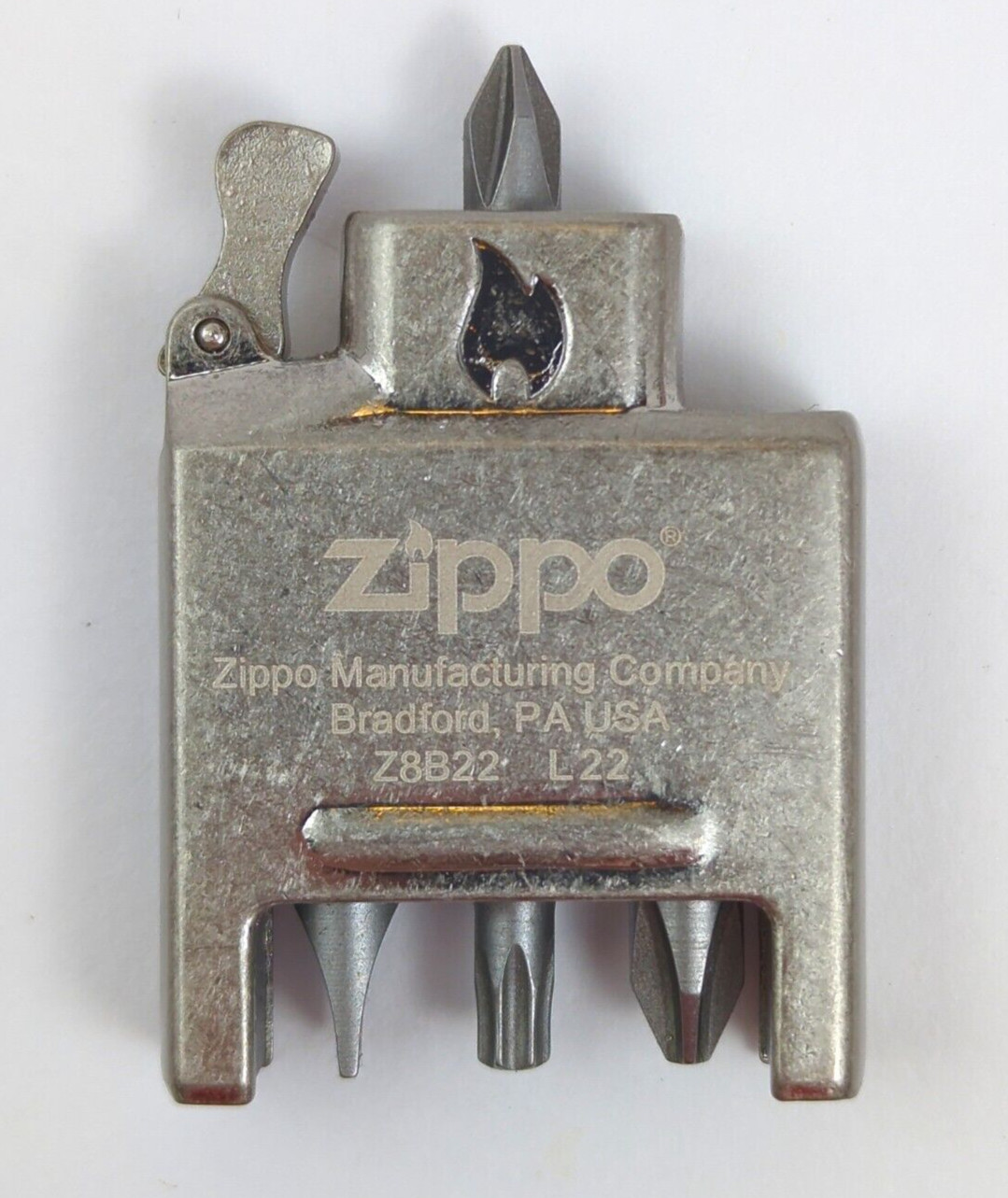 Zippo BIT SAFE 4-in-1 SCREWDRIVER Lighter Insert, 65701 - DEC (L) 2022 NEW!