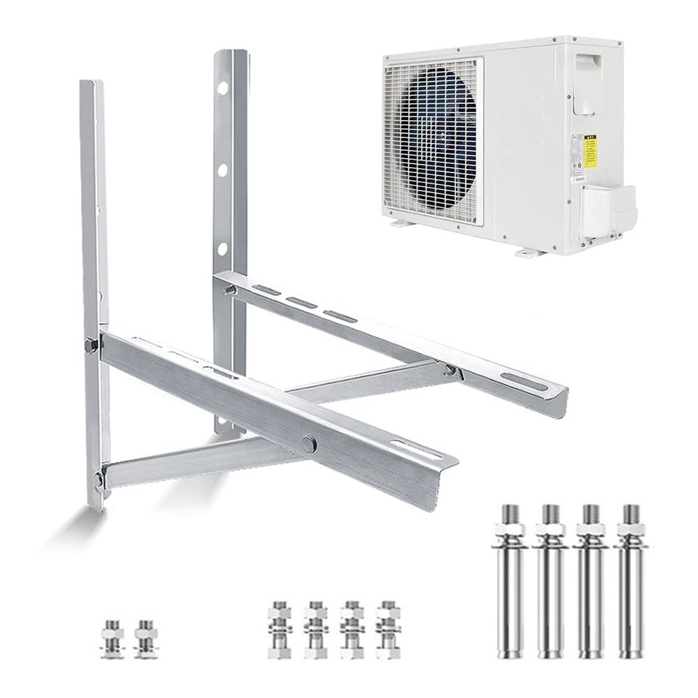 Heavy Duty Wall Air Conditioning AC Bracket Ductless Mini Split Hanging Rack