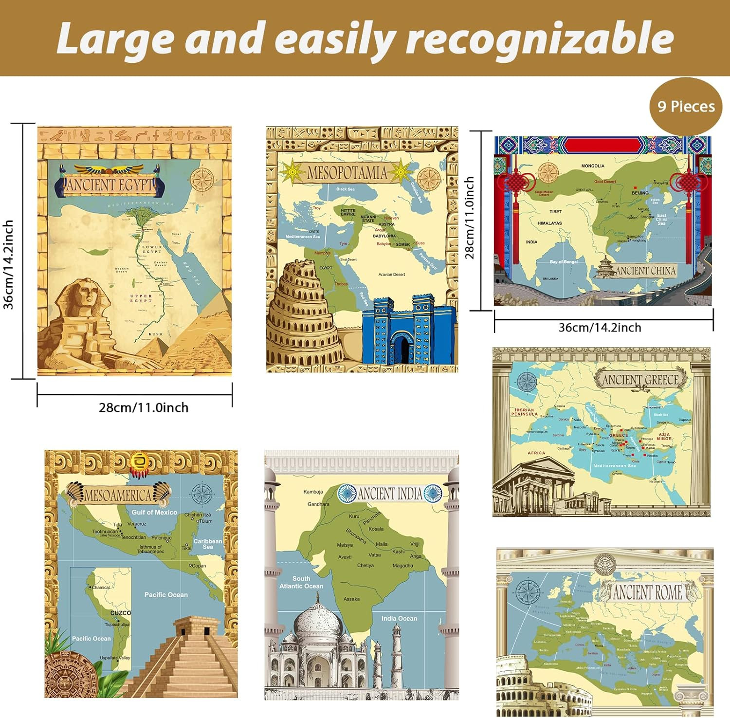 Ancient Civilizations Poster for Social Studies Classroom Learning - Educational