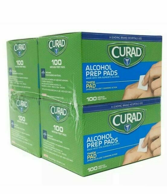 CURAD CUR45585RB  Alcohol Prep Pads 400 Pieces