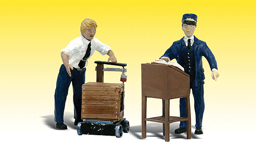 Woodland Scenics ~ New 2026 ~ G Scale People ~ Dedicated Depot Workers ~ A2555