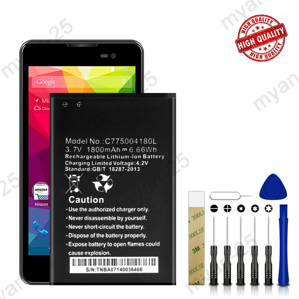 New C775004180L Battery Replacement For BLU Advance 5.0 D030UX Tools