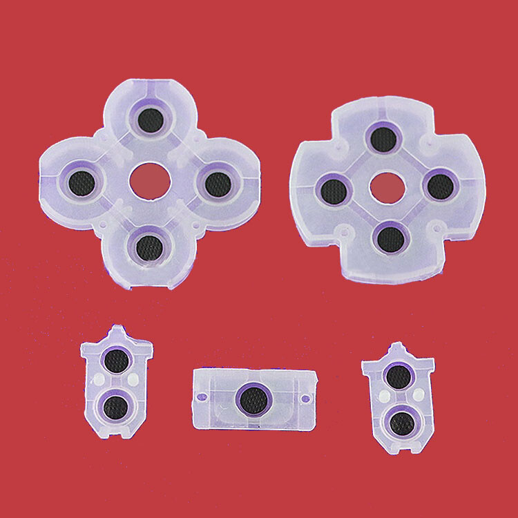 PS4 controller replacement Parts conductive Silicone Rubber pads For PS4 030-040