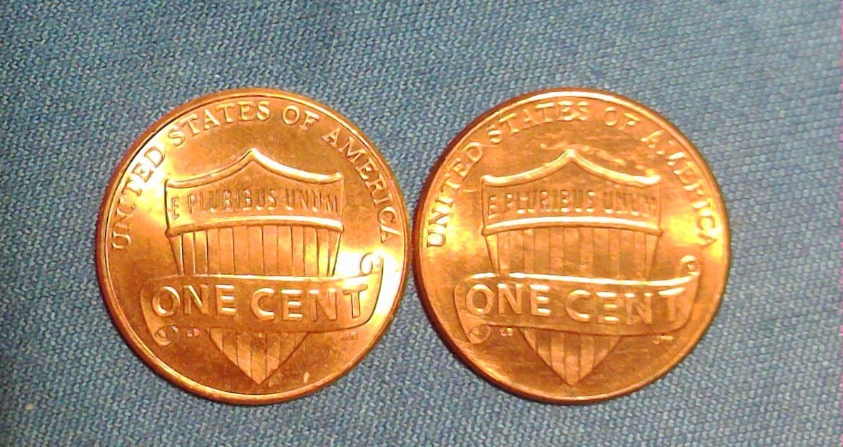 2014 P & D Lincoln Cent, Shield, Free Shipping to US