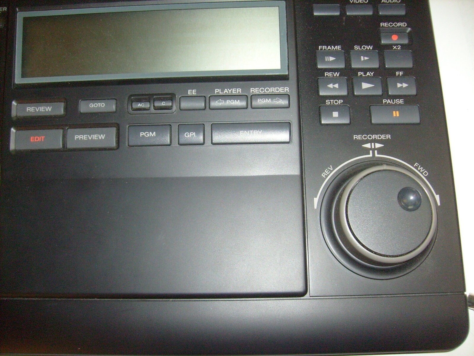 Vintage Sony RM-250 Video Editing Controller w/ shuttle knobs