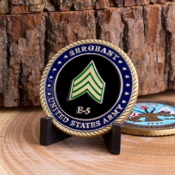 Army Sergeant E5 Challenge Coin