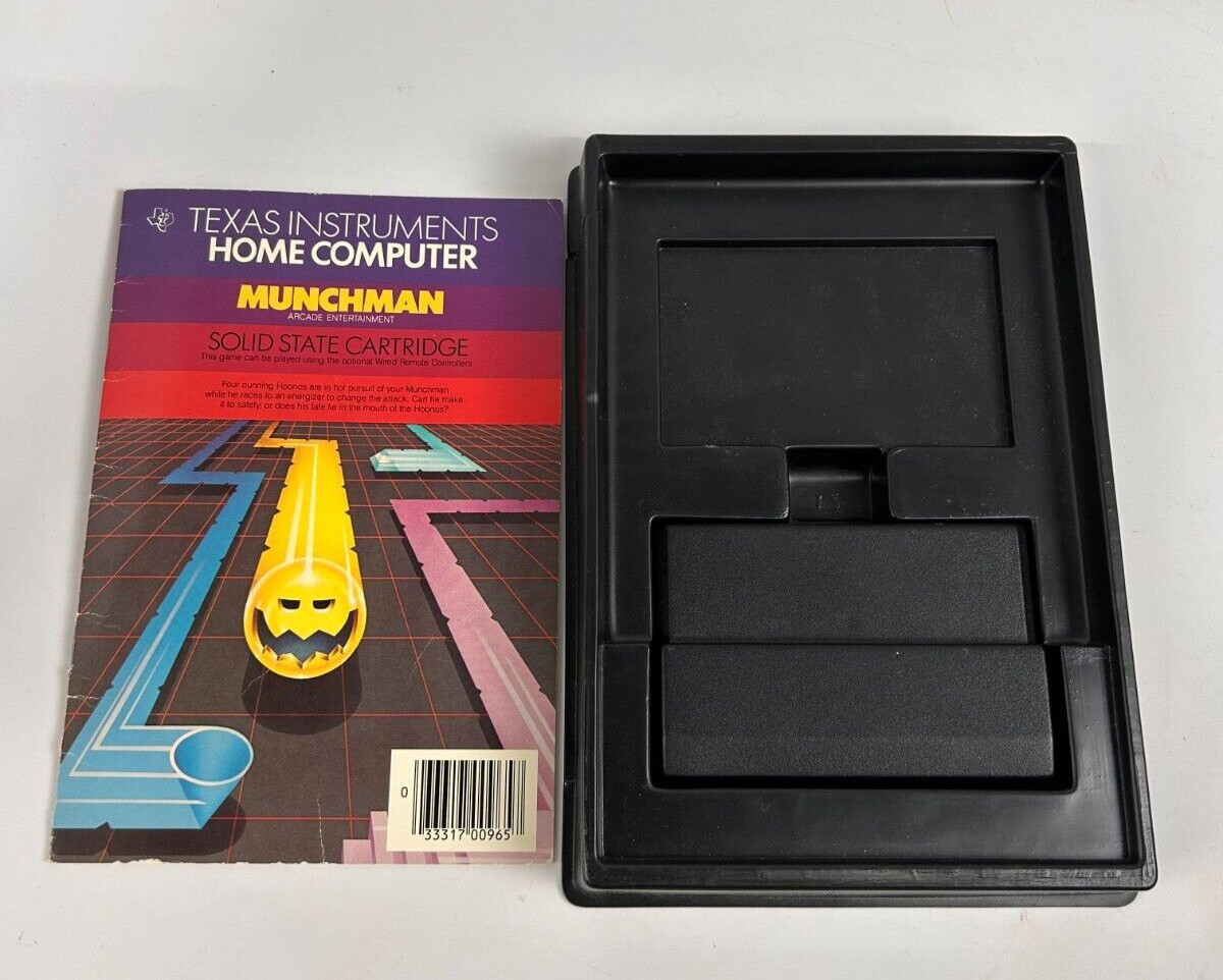 Computer Applications Software - MUNCH MAN - Texas Instruments TI-99/4a