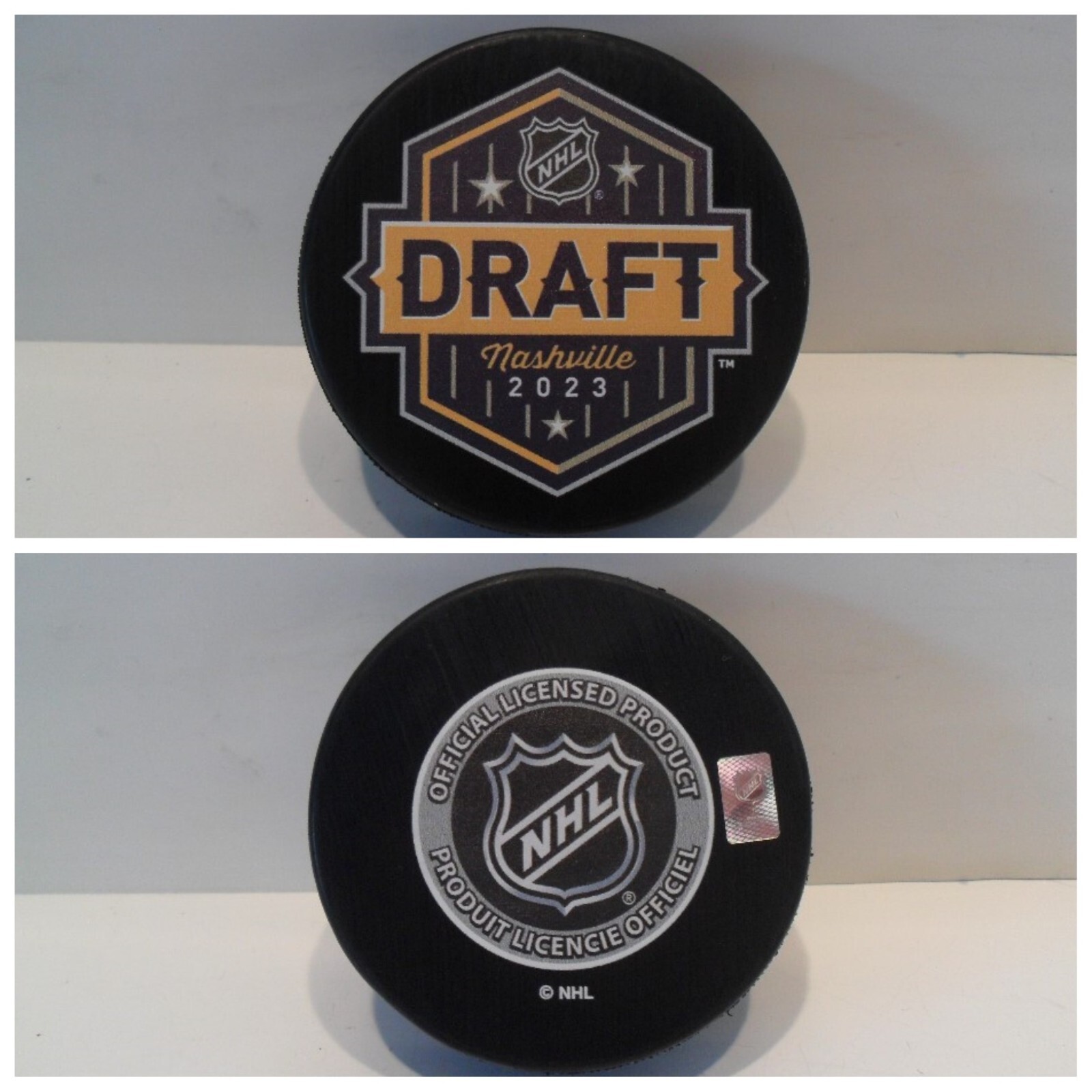 2023 NHL Draft Hockey Puck BRAND NEW! Nashville - Connor Bedard #1 Overall Pick