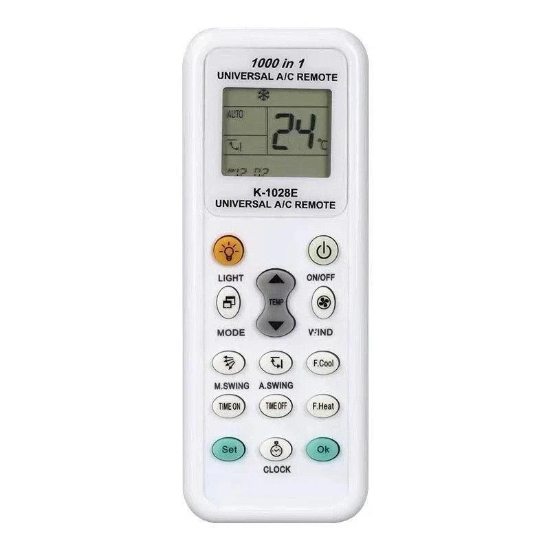 Universal A/C Remote Control Air Conditioner control LCD 1000 in 1 new K-1028E