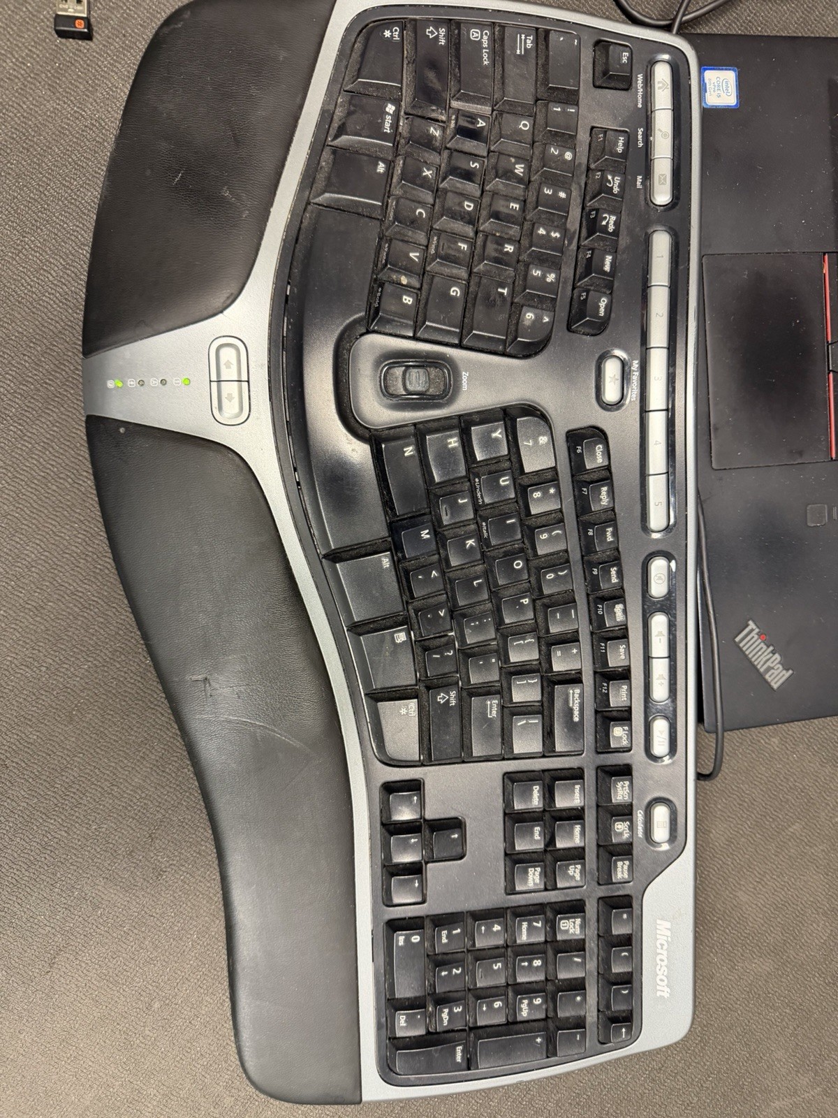 Microsoft Natural Ergonomic Keyboard 4000 v1.0 KU-0462 USB Wired Tested 4084