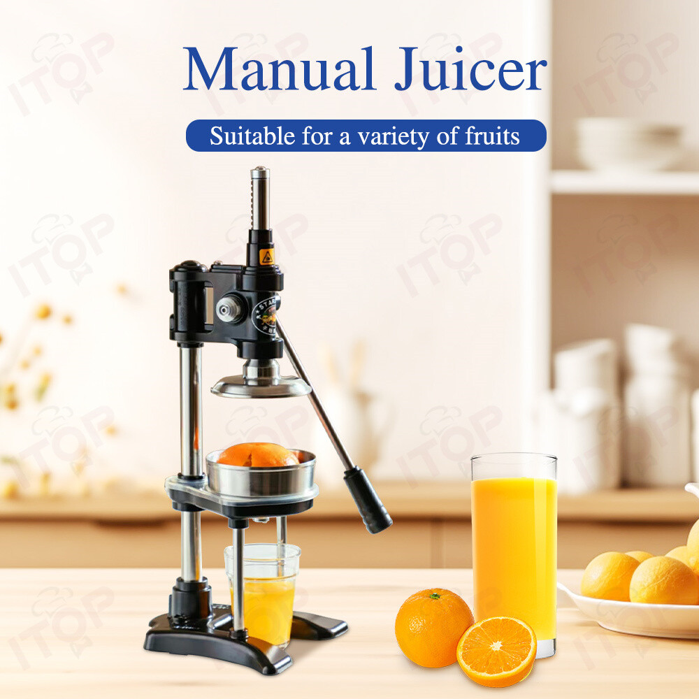 Manual Juicer Lemon Orange Jucer Squeezer Stainless Citrus Press Black