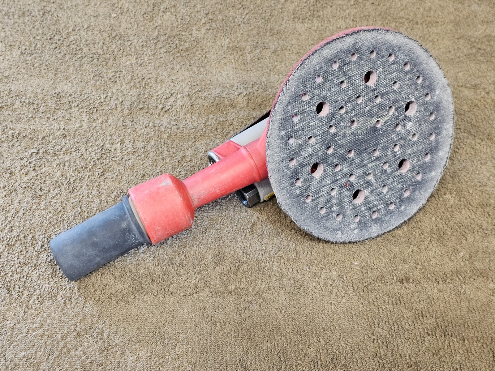 3M 20208 Vacuum Random Orbital Sander Pneumatic Air Hook loop 6" Disc Pad