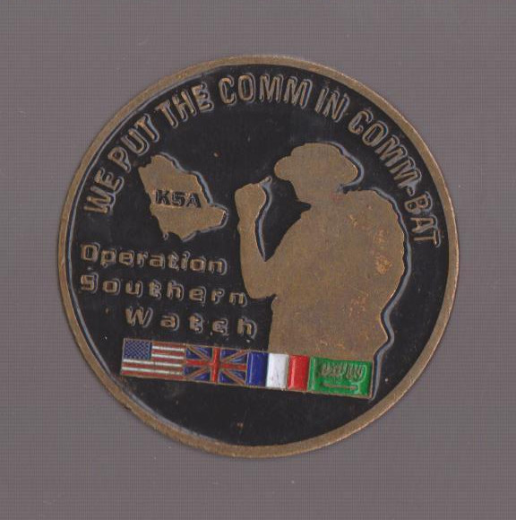 363 Expeditionary Communications Squadron    Challenge Coins  1.5 " DIA