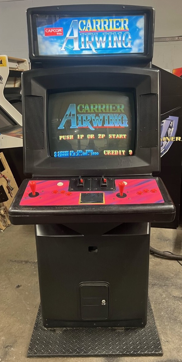 CARRIER AIR WING ARCADE by CAPCOM 1990 (Excellent Condition)