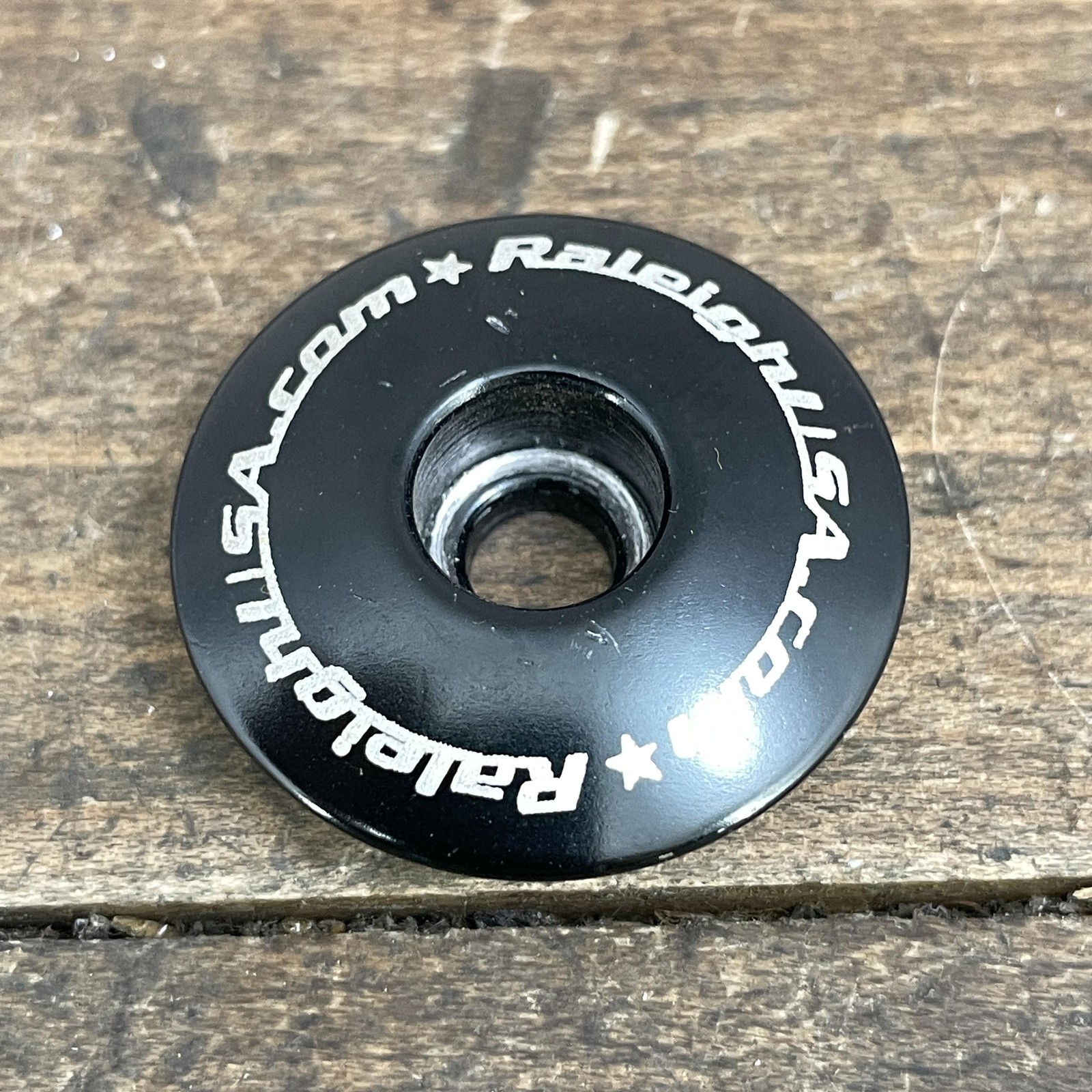 Raleigh 1 1/8 Threadless Headset Top Cap Black Vintage 90s MTB Road Bike