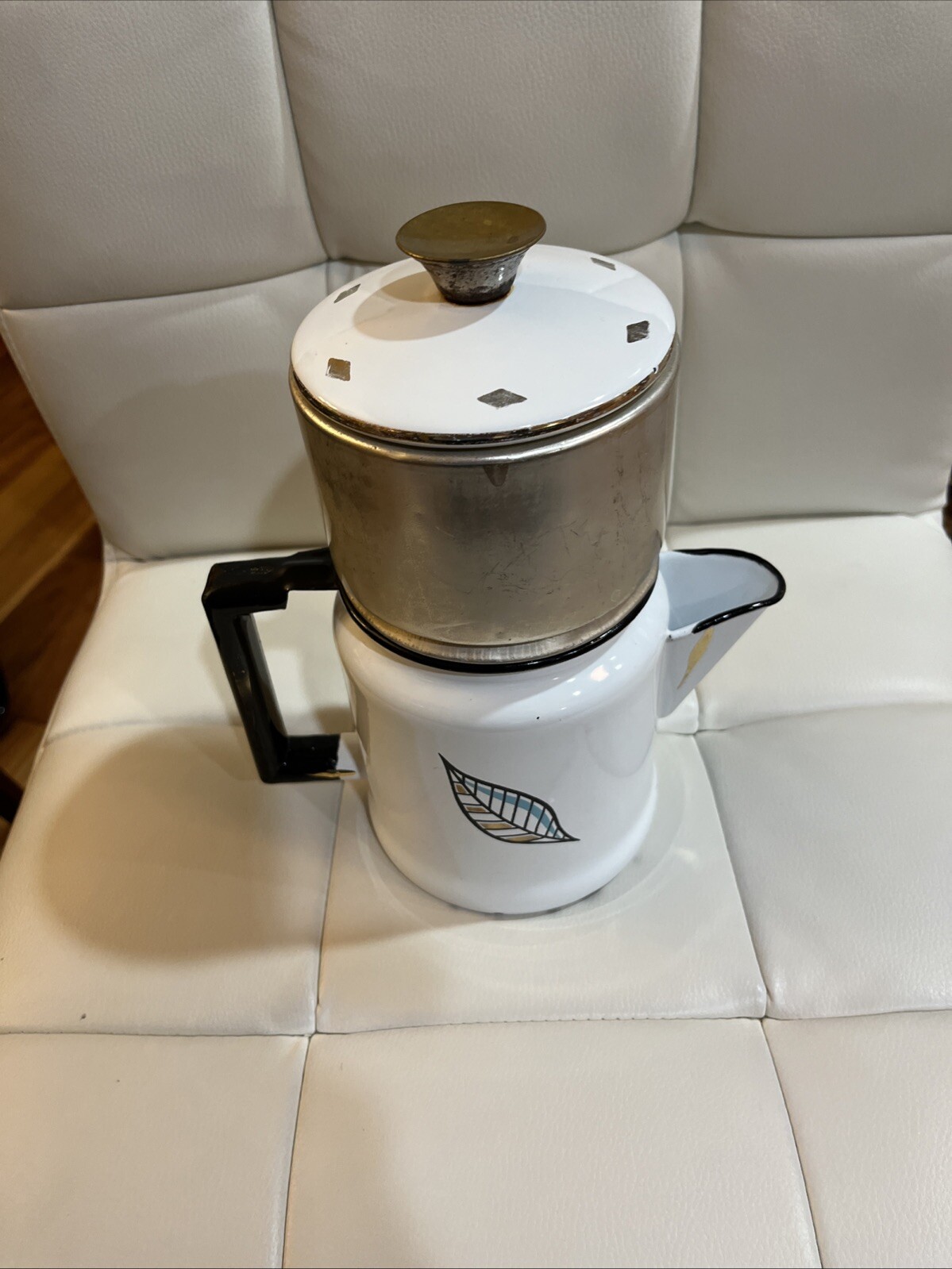 Vtg. Georges Briard Coffee Pot Percolator