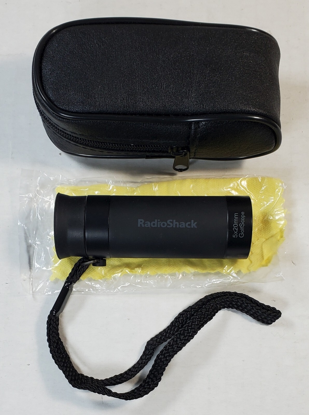 RadioShack GolfScope Telescope with Case, Strap & Cloth 5x20mm