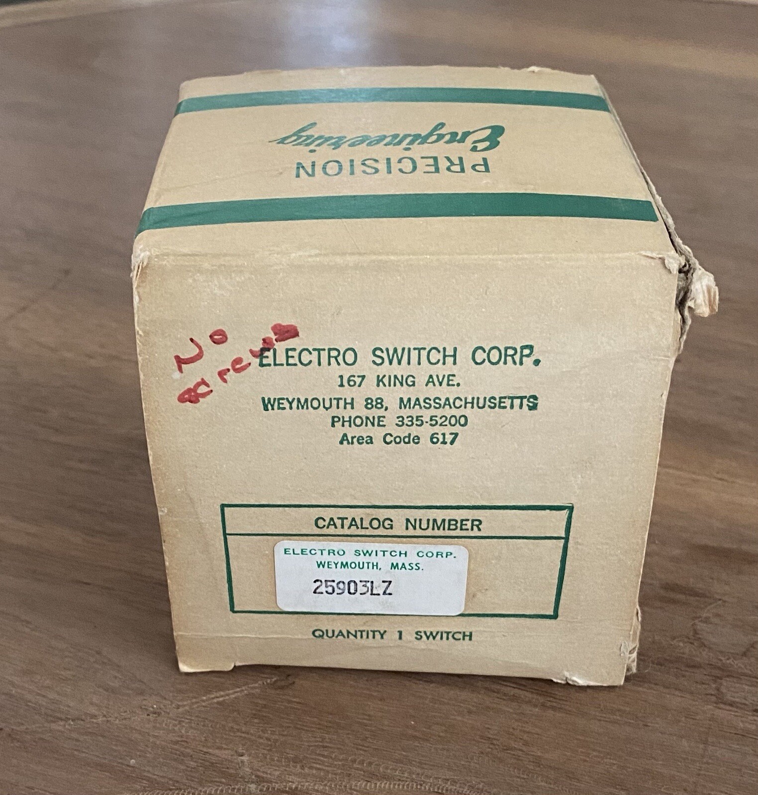 ELECTRO SWITCH CORP. SWITCH, 25903LZ