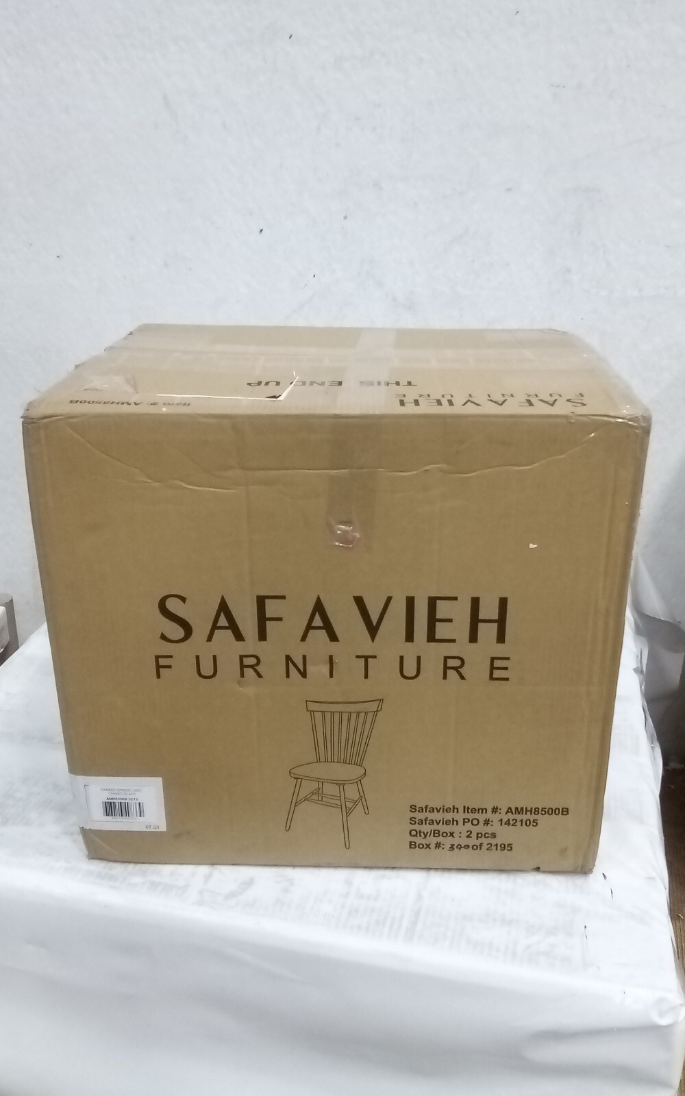 Safavieh PARKER SPINDEL SIDE CHAIR, Reduced Price 2172726281 AMH8500B