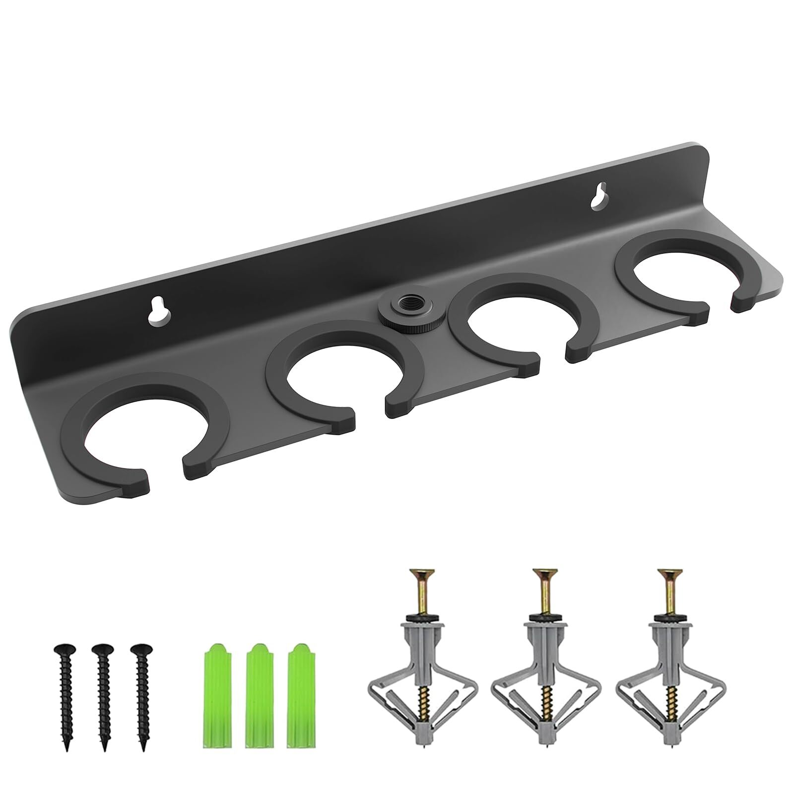 Multi Microphone Holder for Mic Stand Storage Organizer Wall Mounted
