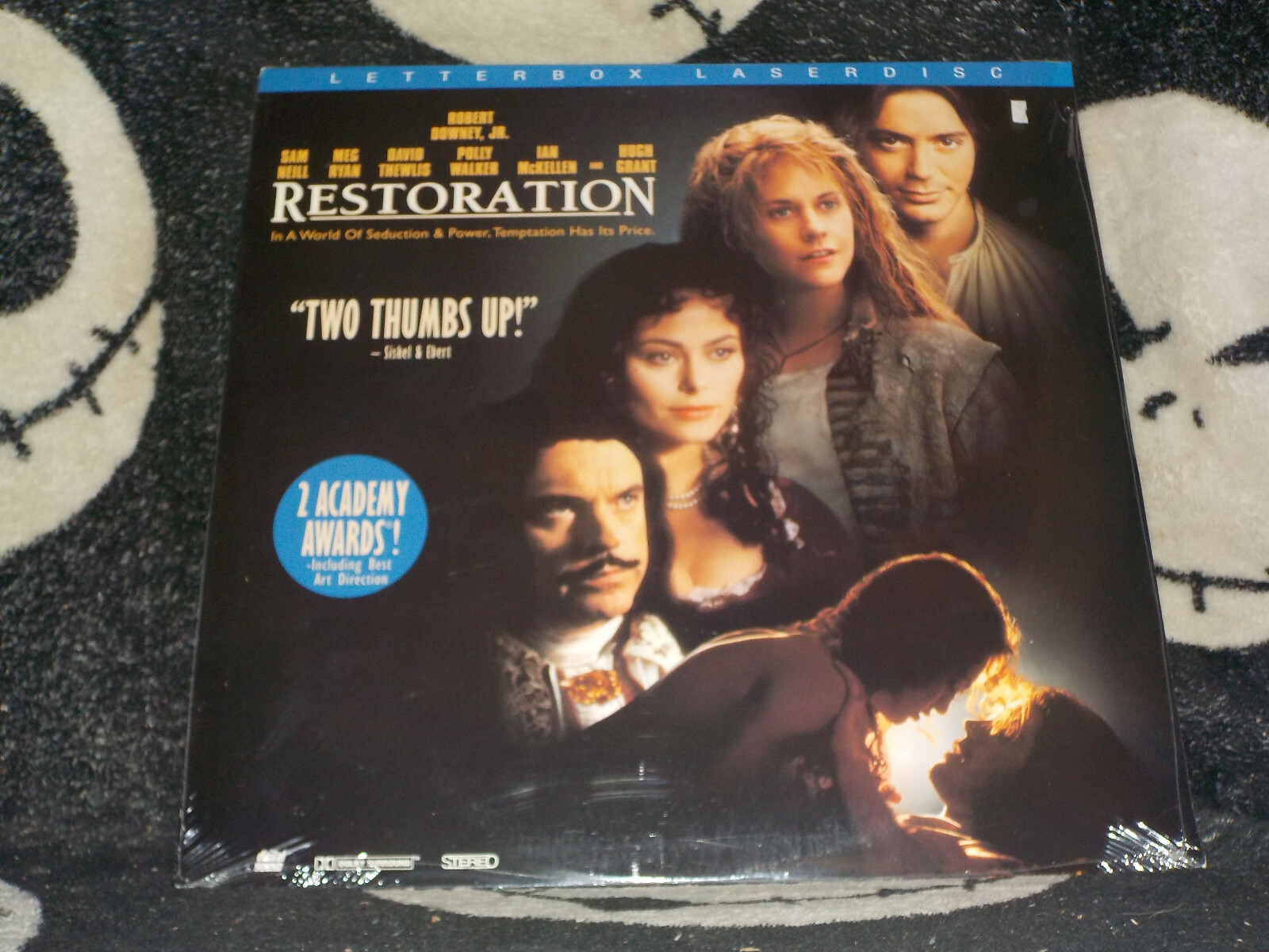 Restoration NEW SEALED Letterbox Laserdisc LD Robert Downey Jr Free Ship $50