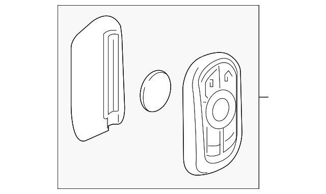 Genuine GM Keyless Entry Transmitter 13547571