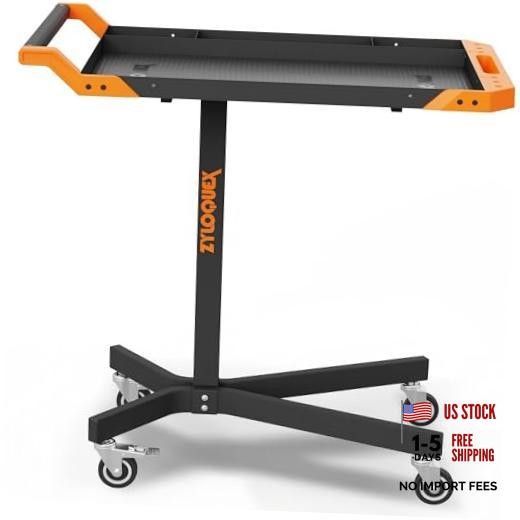Adjustable Work Bench,Work Benches for Garage,Tool Cart On Wheels,Mobile