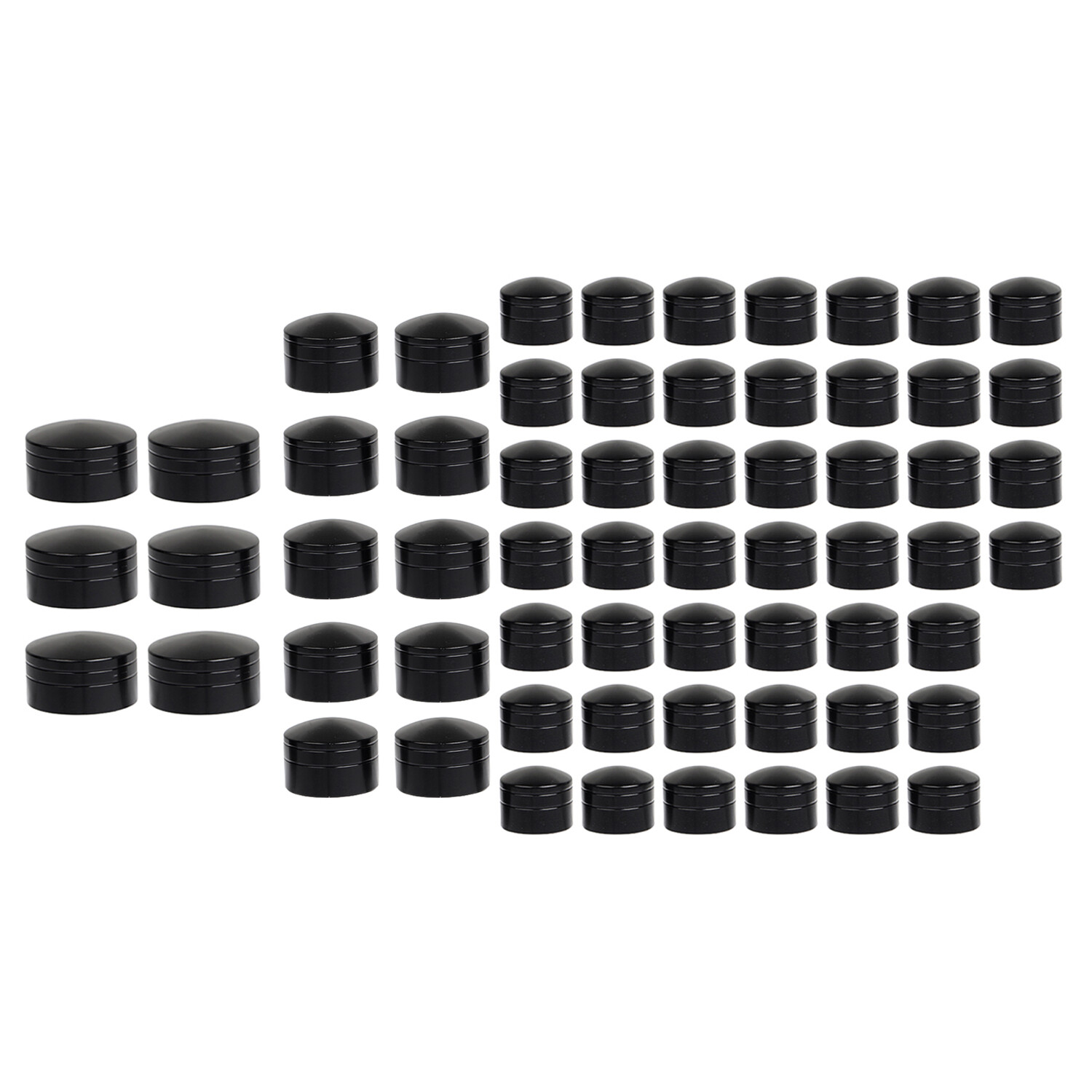 Black CNC Engine Bolt Cover Cap For Harley Electra Glide Ultra Classic FLHTCU US