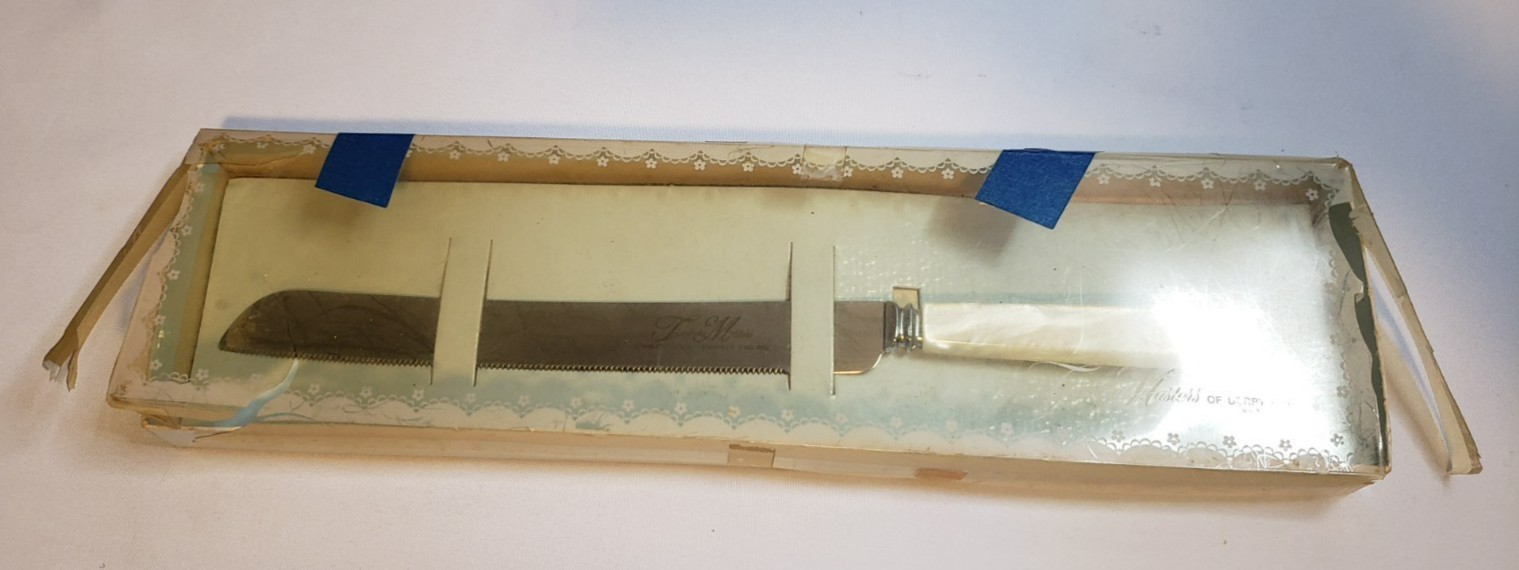 Sheffield Treasure Masters 12" Wedding Knife with Original Box