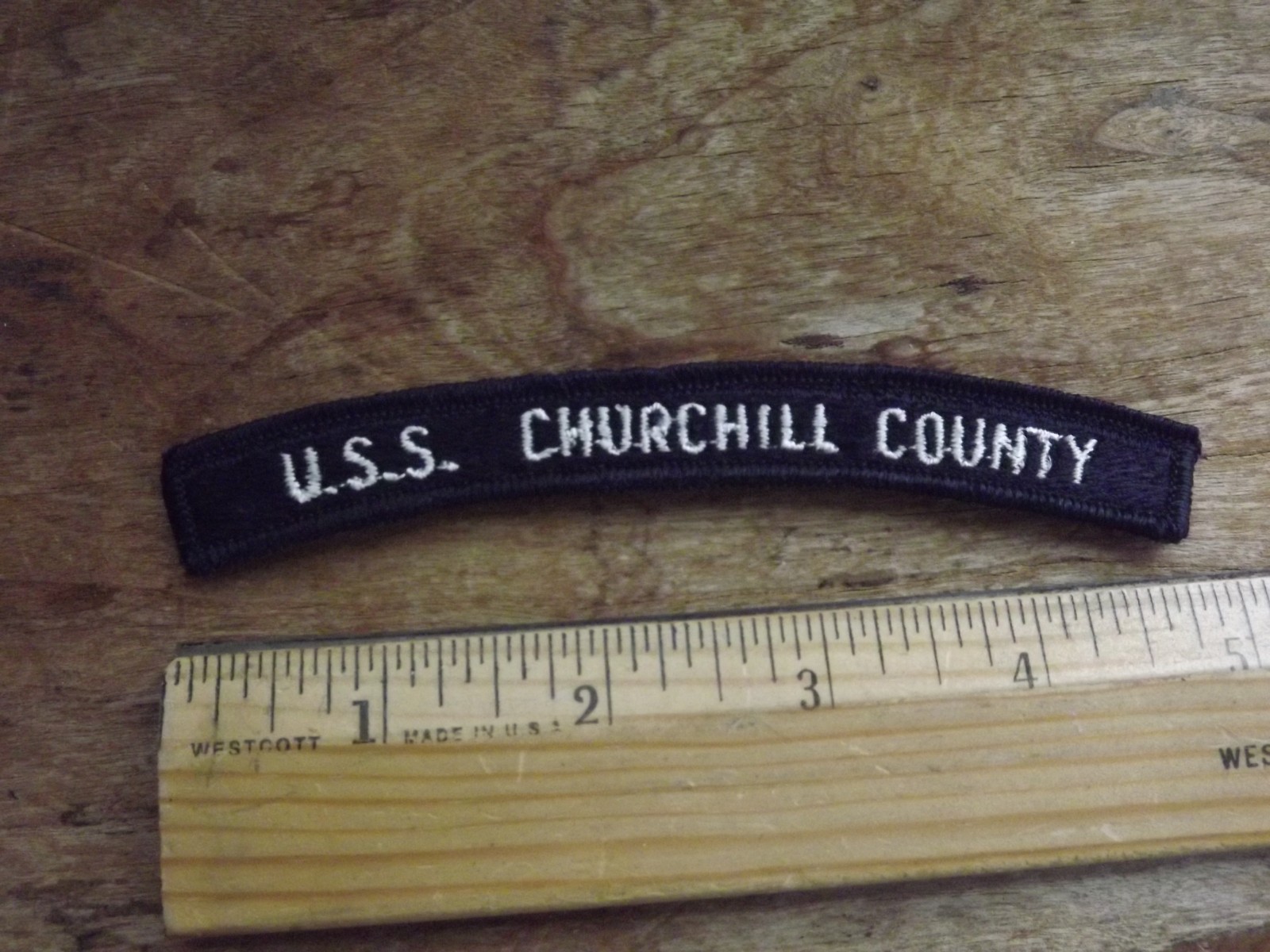 Navy U.S.S. CHURCHILL COUNTY Tab - Inv# C1874
