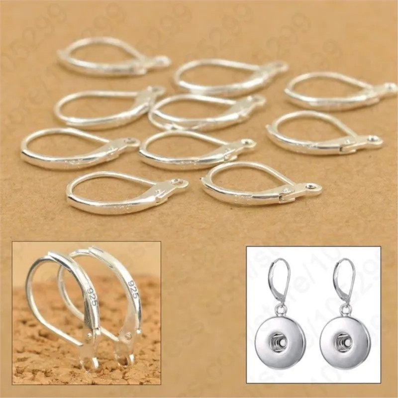 100PCS DIY Beadings Findings Earring Hooks Leverback Earwire