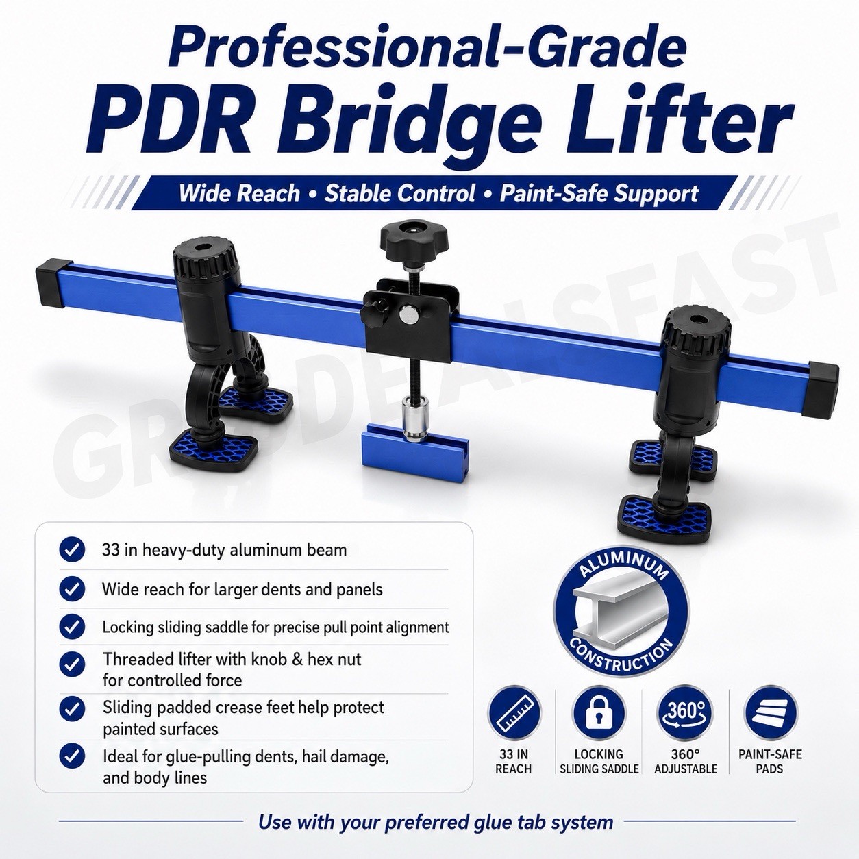 Lift Bridge 4 PDR Glue Pulling Crease Damage Leverage Not A-1 Ultra K-Bar Kraft