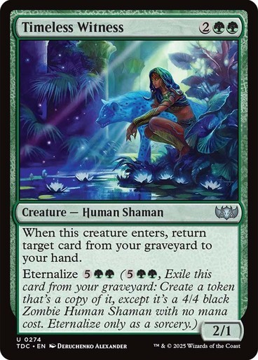 NM Timeless Witness, MTG, Tarkir: Dragonstorm, Magic the Gathering, 274